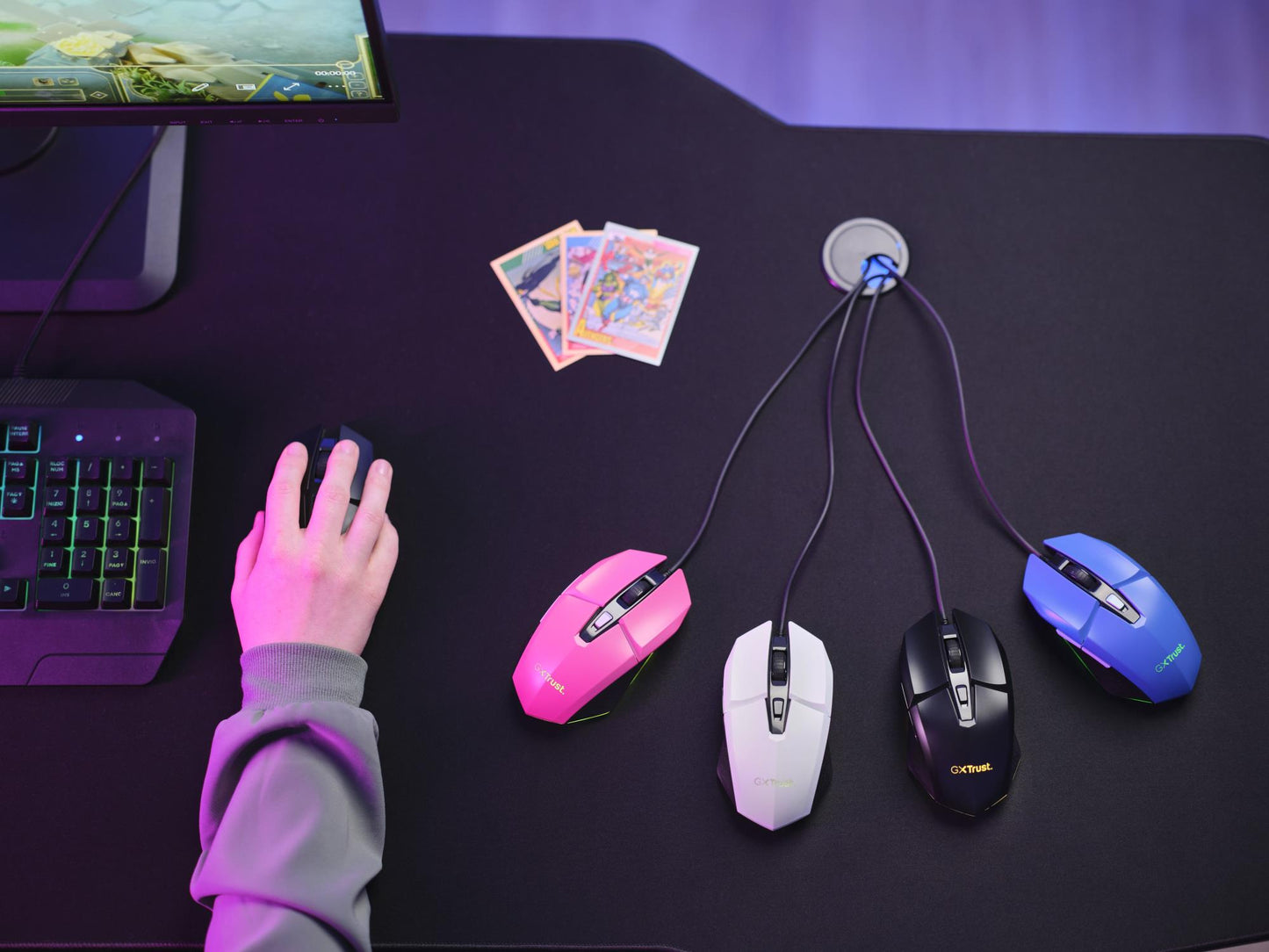 Trust Mouse USB Optical Gaming Black - GXT