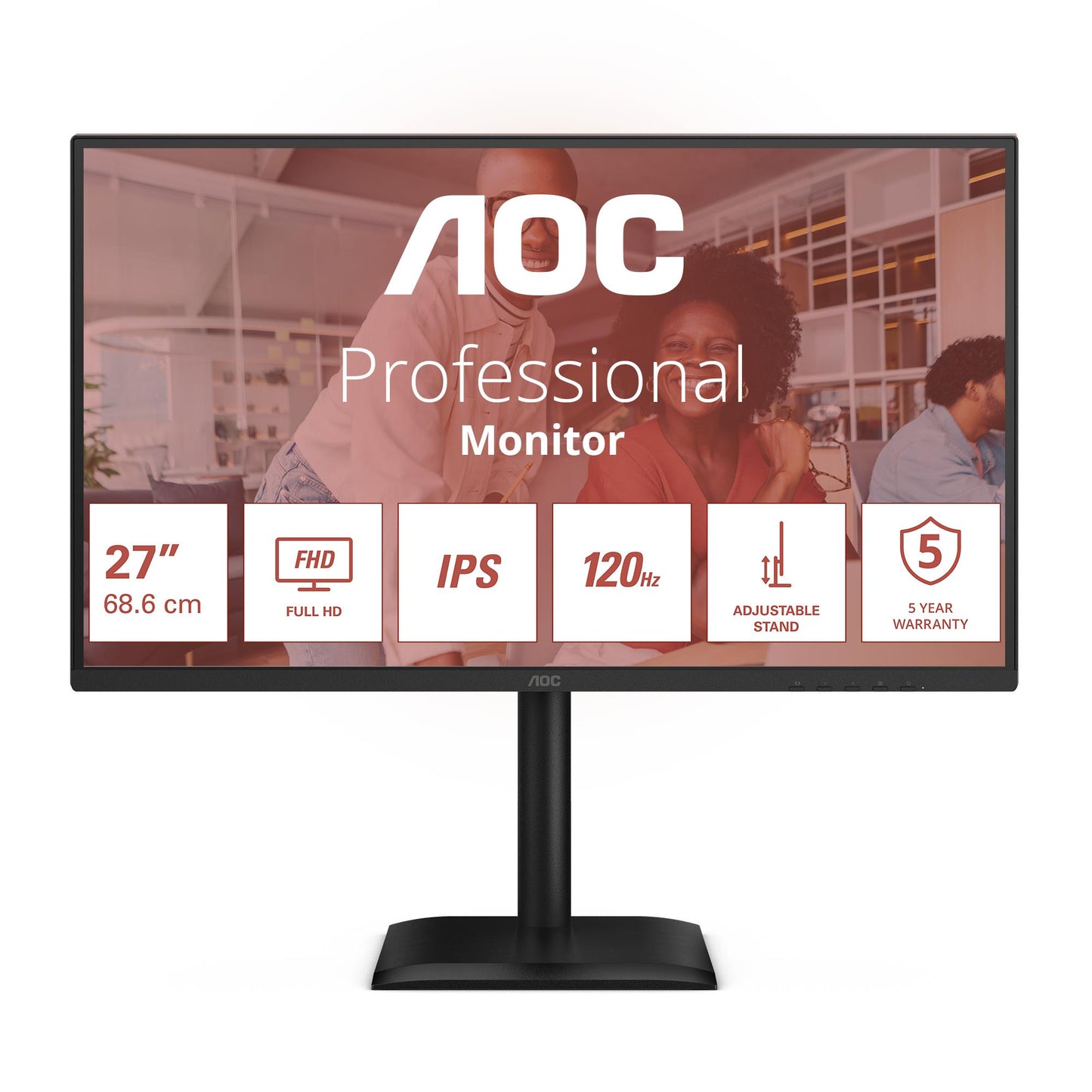 AOC LCD Monitor AOC 27 " 1920 X 1080 Pixels Full HD Native Aspect Ratio 16:9 LED Flat