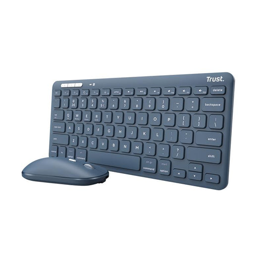Trust Keyboard + Mouse Wireless Lyra - Blue