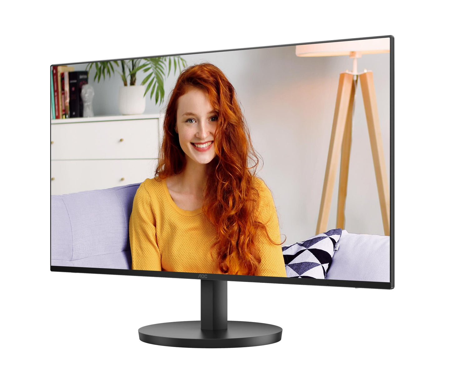 AOC LCD Monitor AOC 24B3HA2 24" Panel IPS 1920X1080 16:9 100 Hz Matte 4 Ms Speakers Colour Black