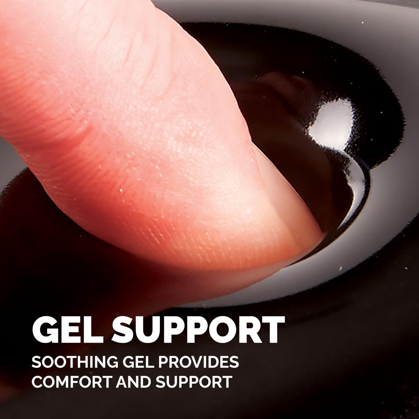 Fellowes Mouse Pad Crystal GEL - Black