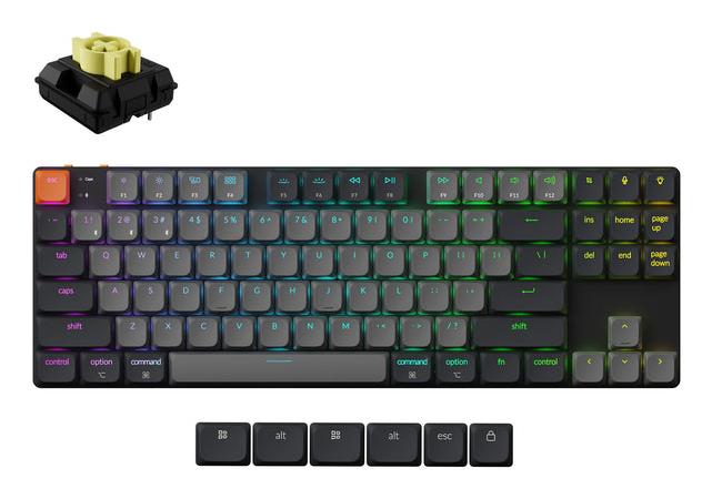 Keychron Keyboard Wireless K1 RGB - Black