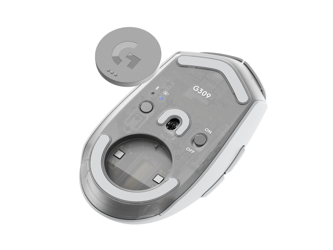 Logitech Mouse USB Optical Wireless G309 - White