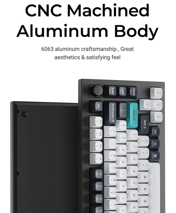 Keychron Keyboard Wireless Q1 MAX RGB - Carbon