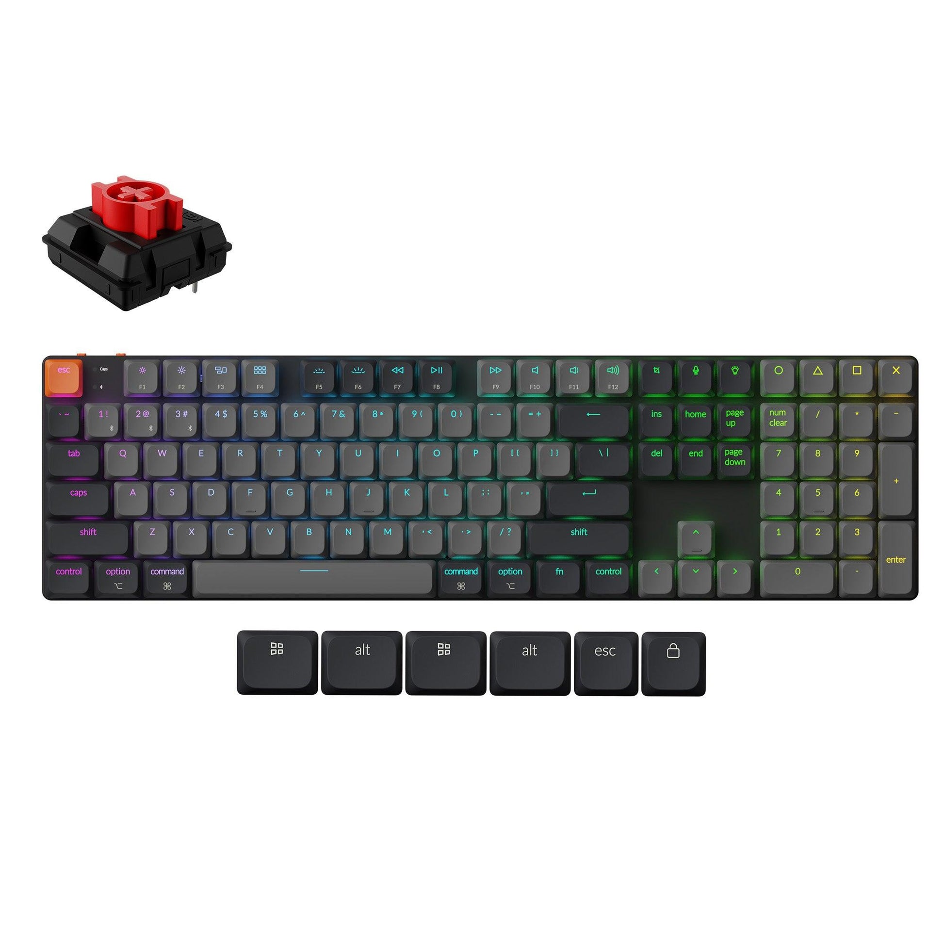 Keychron Keyboard Wireless K5 RGB - Black