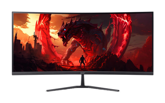 Acer LCD Monitor Acer 34 " 3440 X 1440 Pixels Ultrawide Quad HD Native Aspect Ratio 21:9 LCD Curved