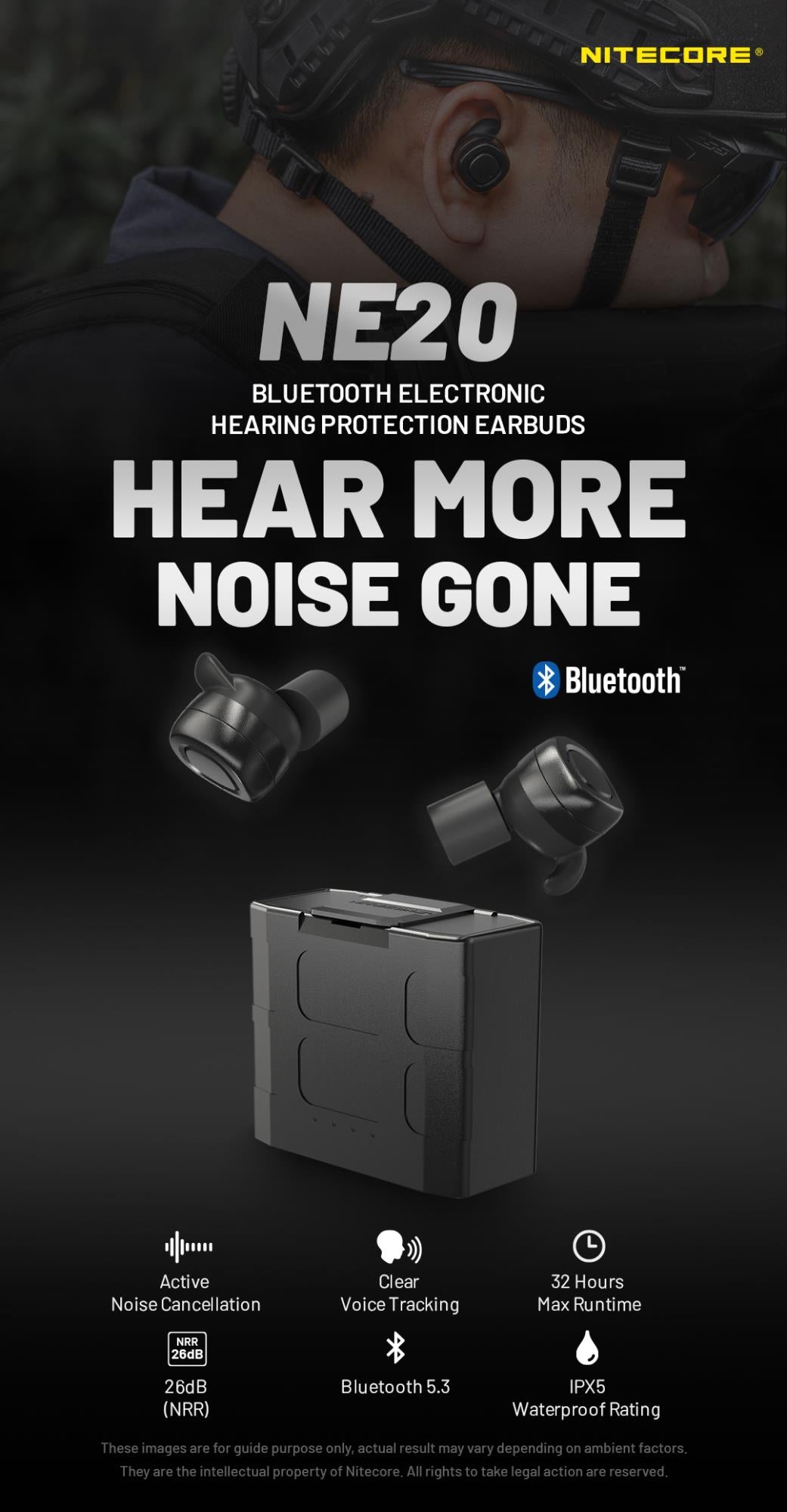 Nitecore Headset Bluetooth - NE20