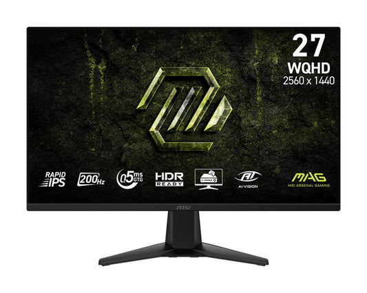 MSI LCD Monitor MSI 27 " 2560 X 1440 Pixels Wide Quad HD Native Aspect Ratio 16:9 LCD Flat