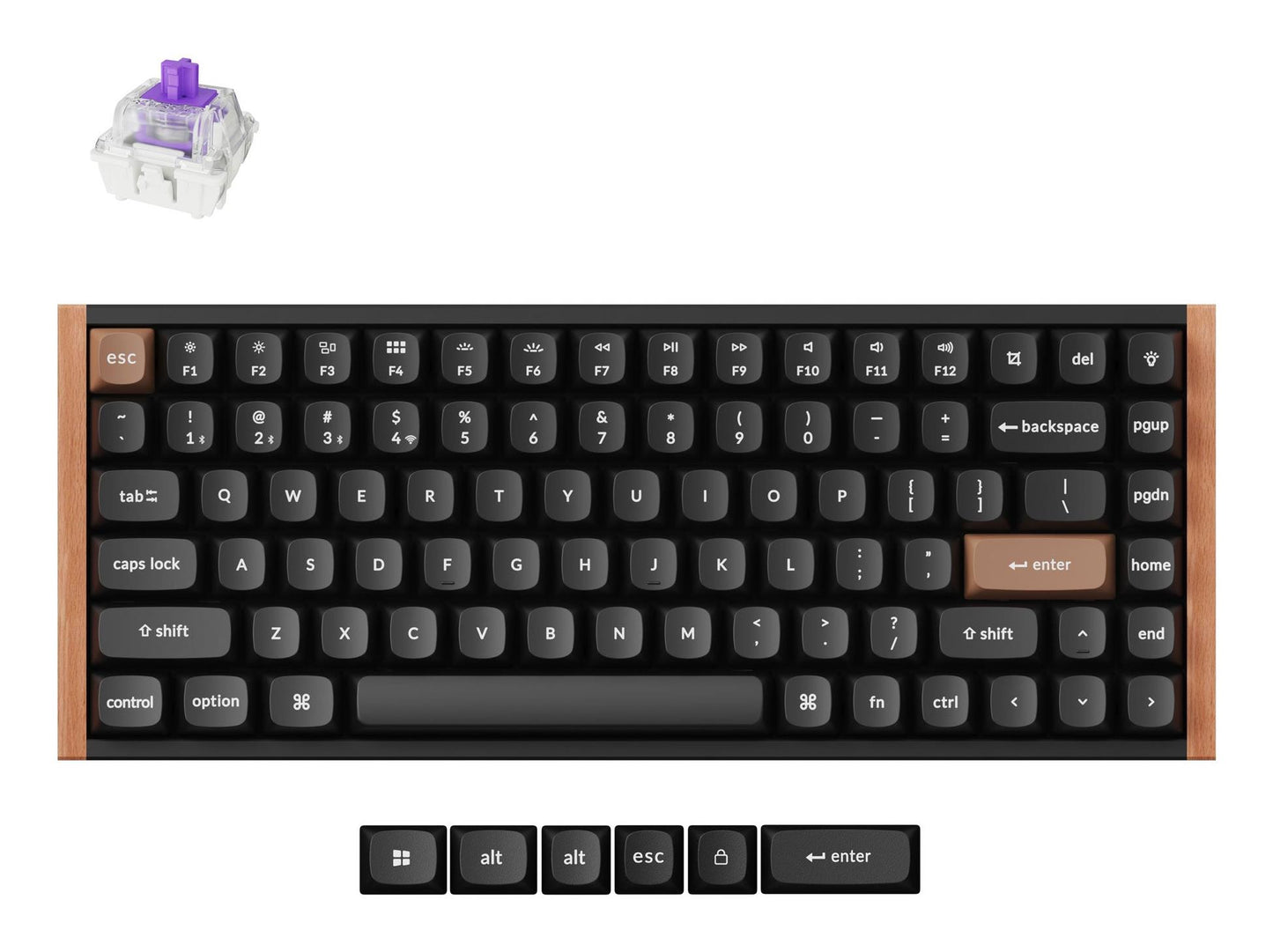 Keychron Keyboard Wireless K2 HE Special ED. - Black