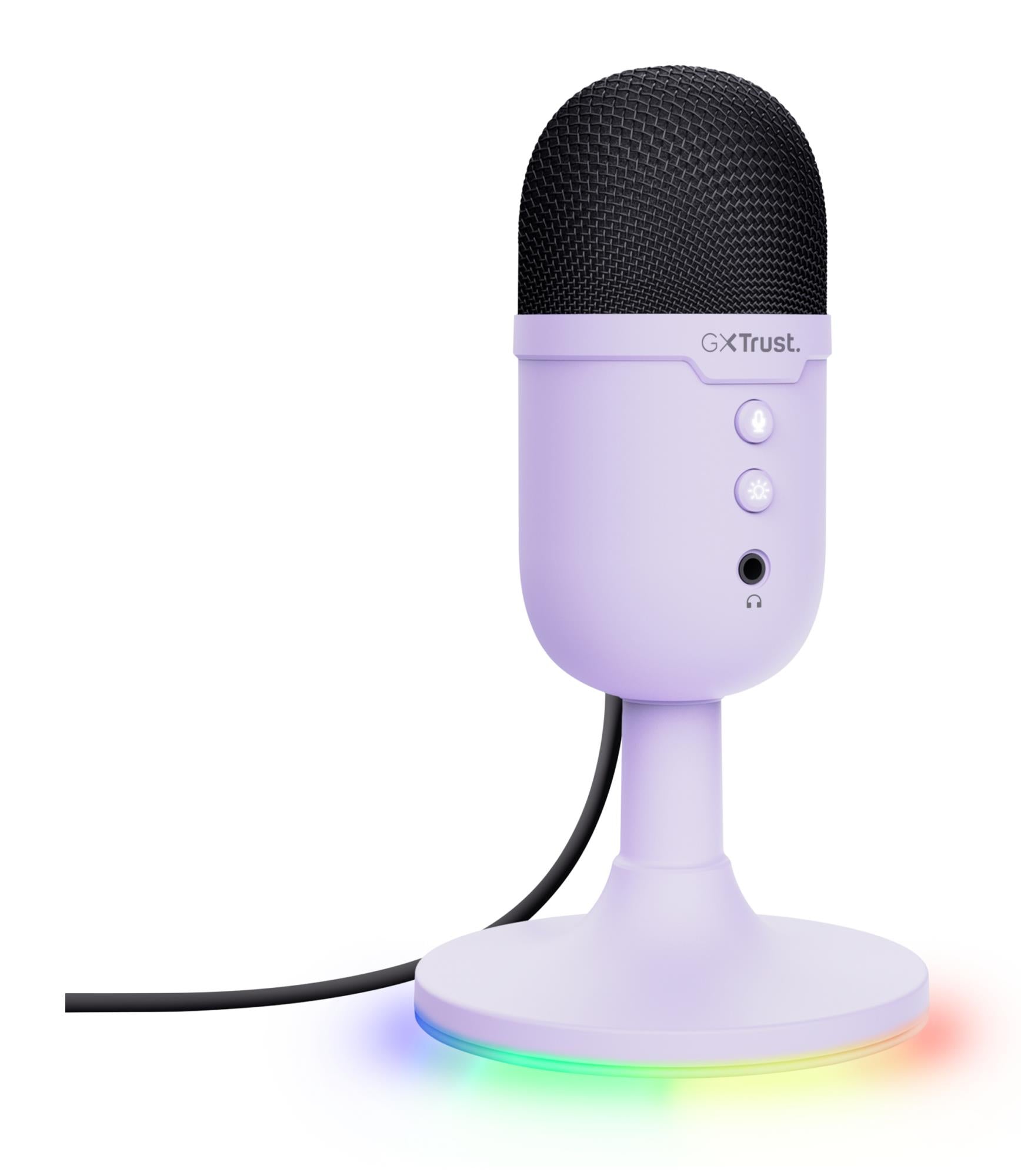 Trust Microphone GXT234P Yunix USB - Purple