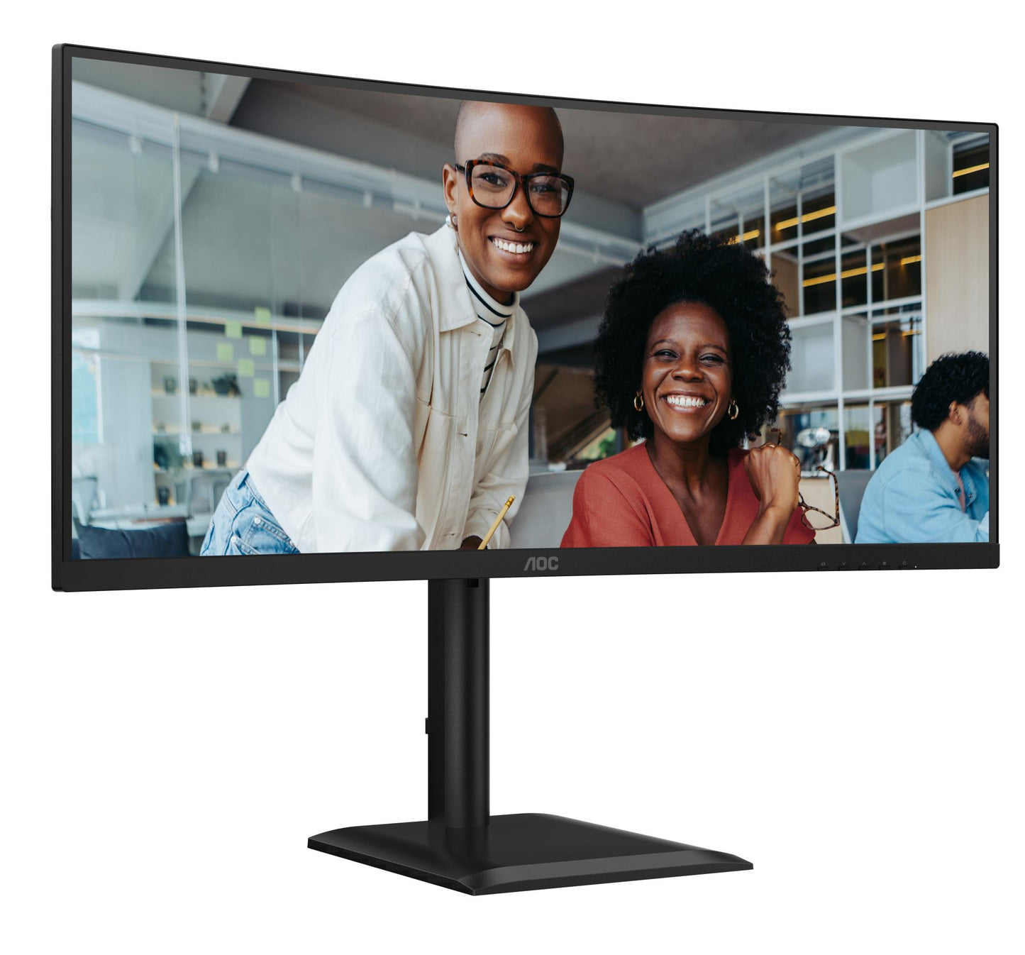 AOC LCD Monitor AOC 34 " 3440 X 1440 Pixels Ultrawide Quad HD Native Aspect Ratio 21:9 LCD Curved