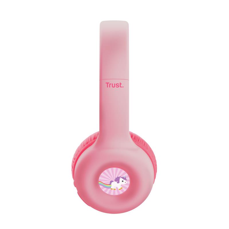 Trust Headphones Wireless Nouna Kids - Pink