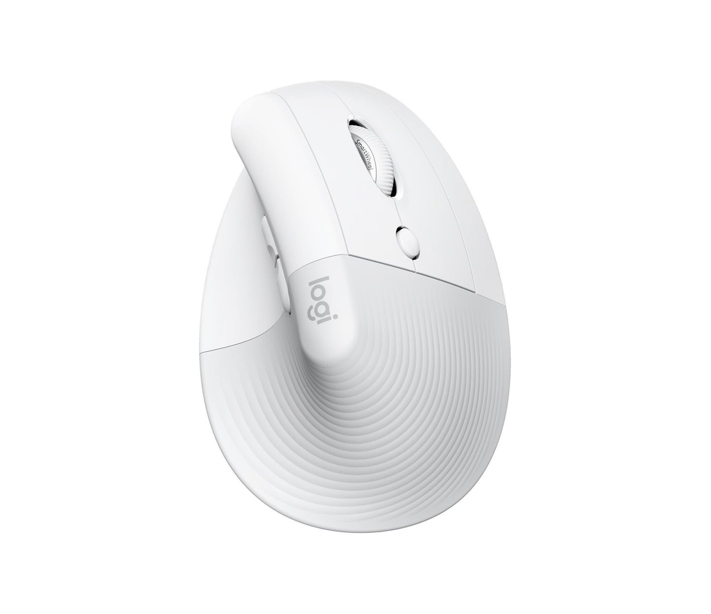 Logitech Mouse USB Optical Wireless Vertical - White