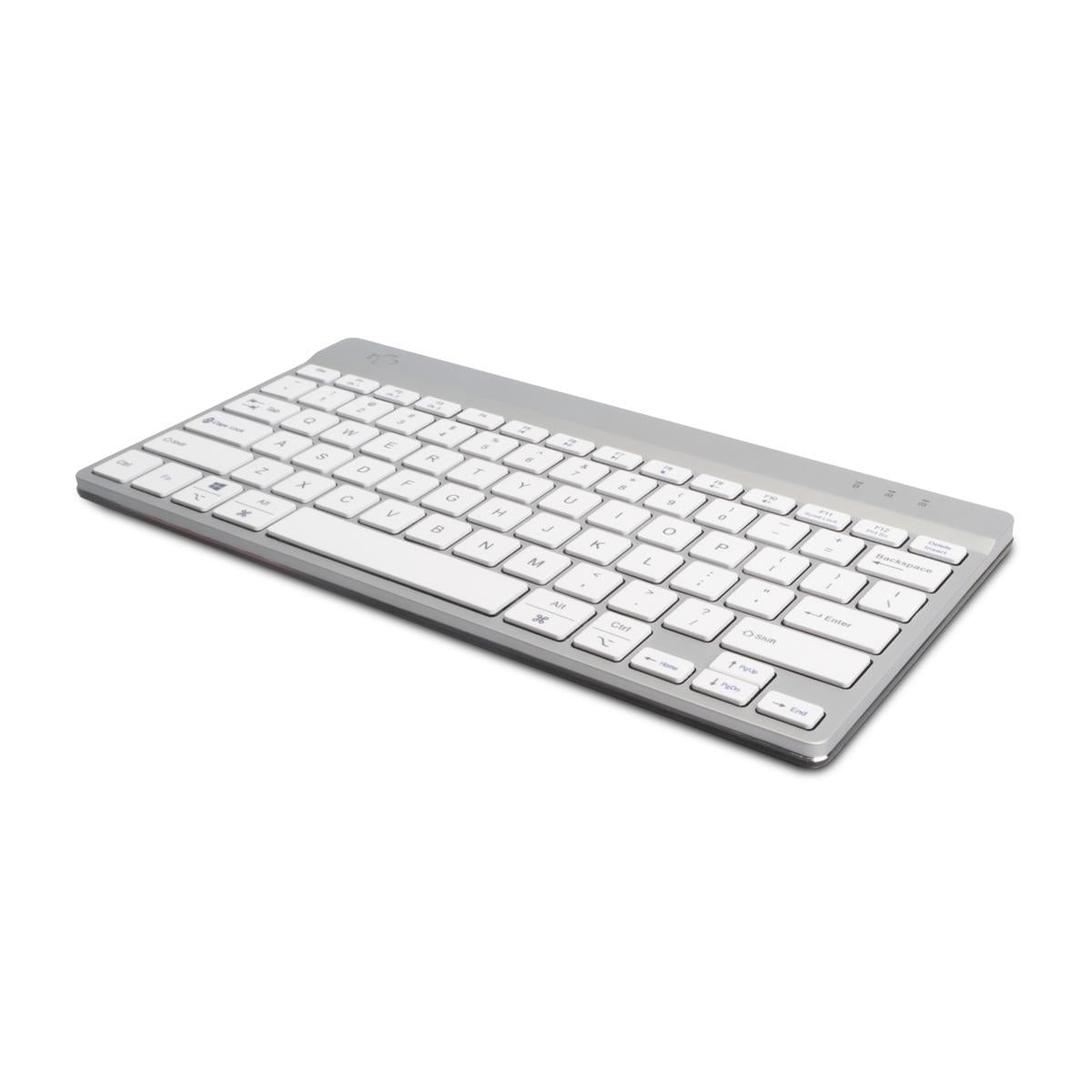 R-GO Tools Keyboard Wireless Compact Break - White