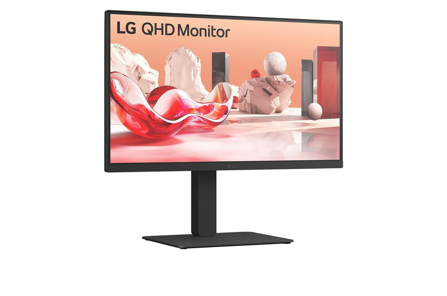 LG LCD Monitor LG 27BA75QB-B 27" Panel IPS 2560X1440 16:9 100Hz Matte Speakers Swivel Pivot Height Adjustable Tilt Colour Black