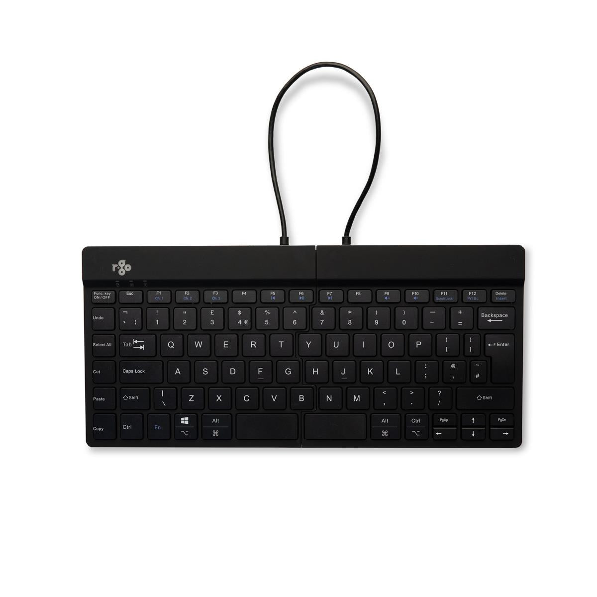 R-GO Tools Keyboard Wireless Compact Break - Black