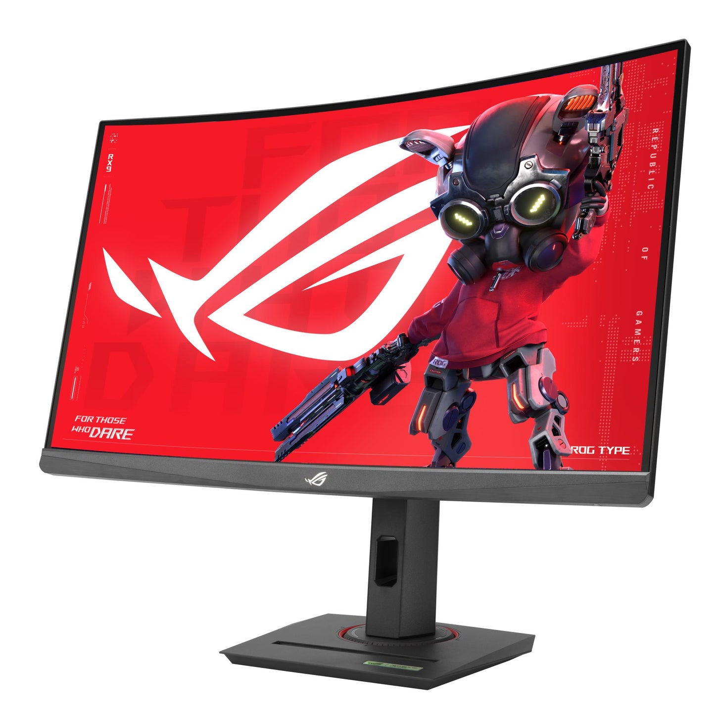 Asus LCD Monitor Asus ROG Strix XG27WCMS 27" Gaming / Curved Panel VA 2560X1440 16:9 280Hz 1 Ms Swivel Height Adjustable Tilt