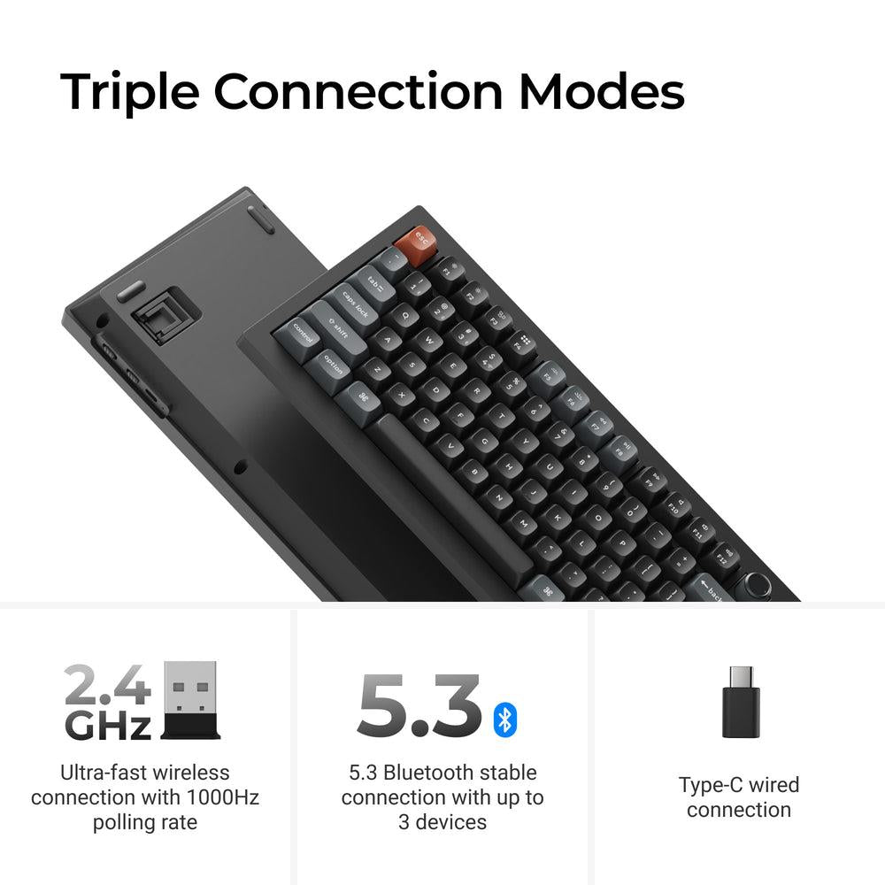 Keychron Keyboard Wireless V6 Ultra - Black