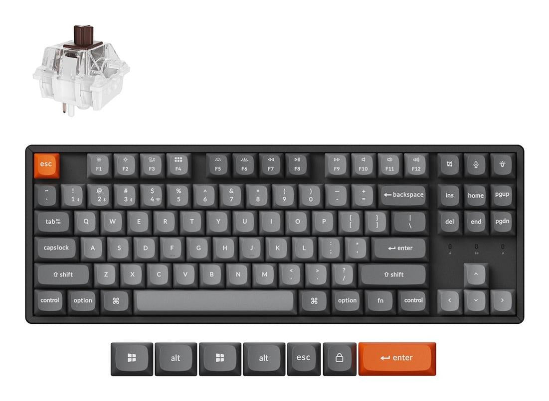 Keychron Keyboard Wireless K8 MAX RGB - Black