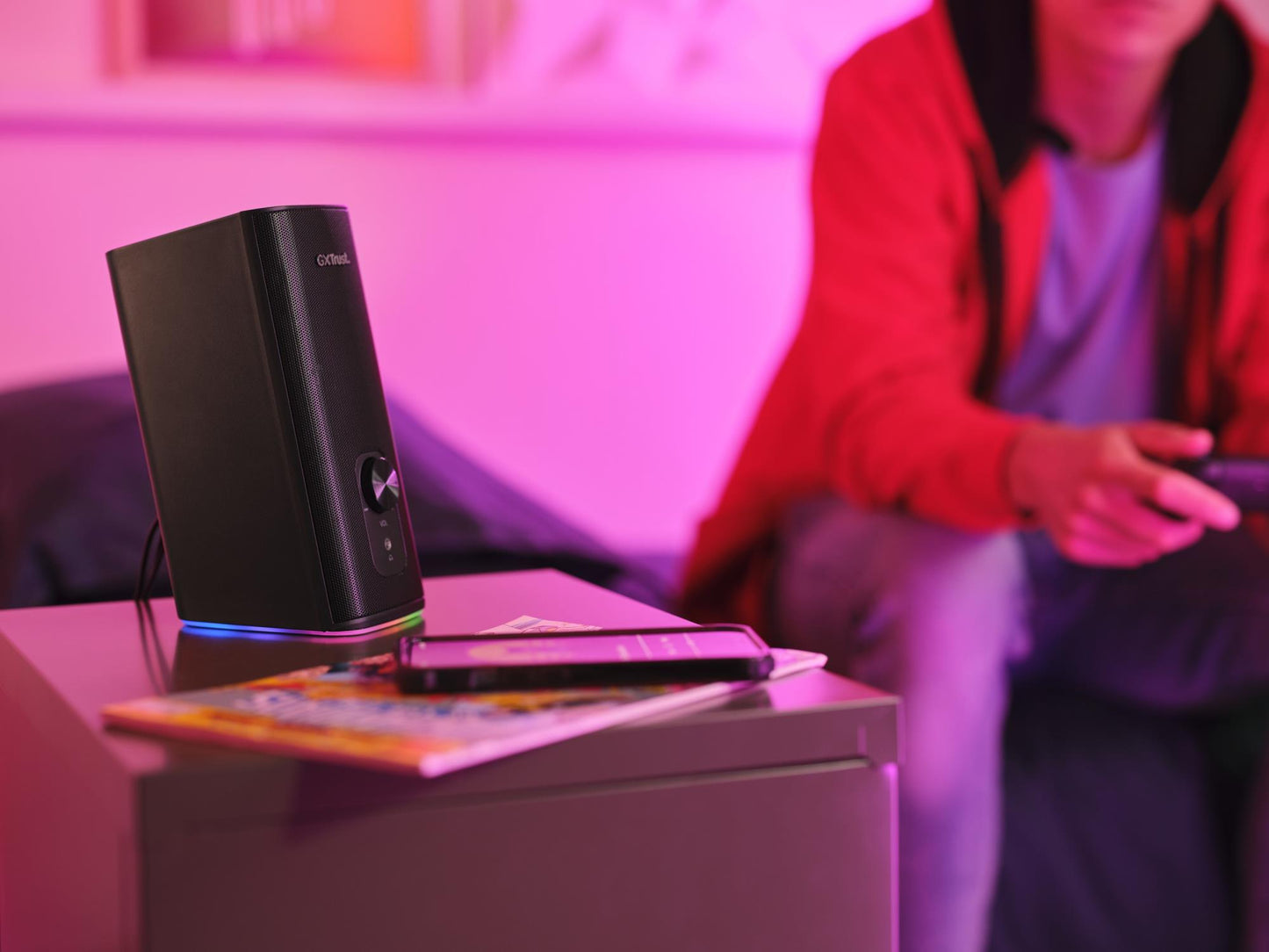 Trust Portable Speaker Trust GXT 612 Cetic Black Wireless P.M.P.O. 18 Watts 1Xaudio-In Bluetooth
