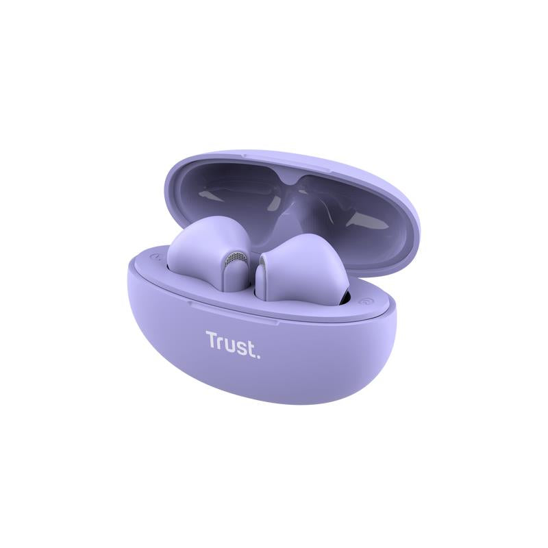 Trust Headset Earphones Yavi Bluetooth ENC - Purple