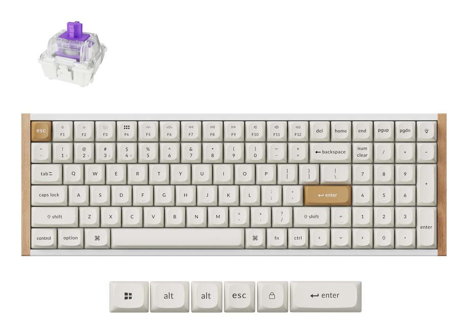 Keychron Keyboard Wireless K4 HE Special ED - White