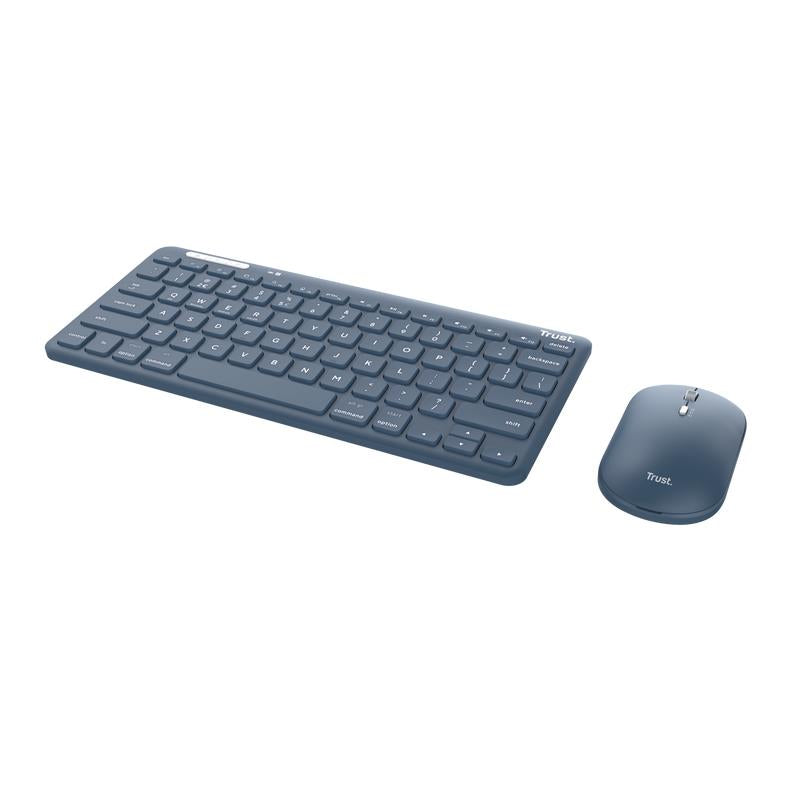 Trust Keyboard + Mouse Wireless Lyra - Blue