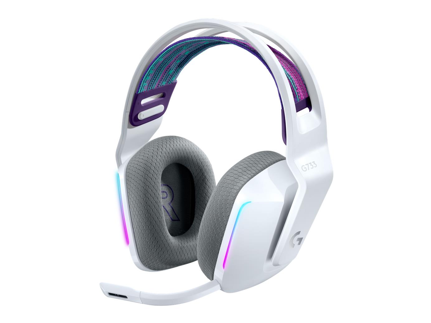 Logitech Headset Gaming G733 Wireless - White