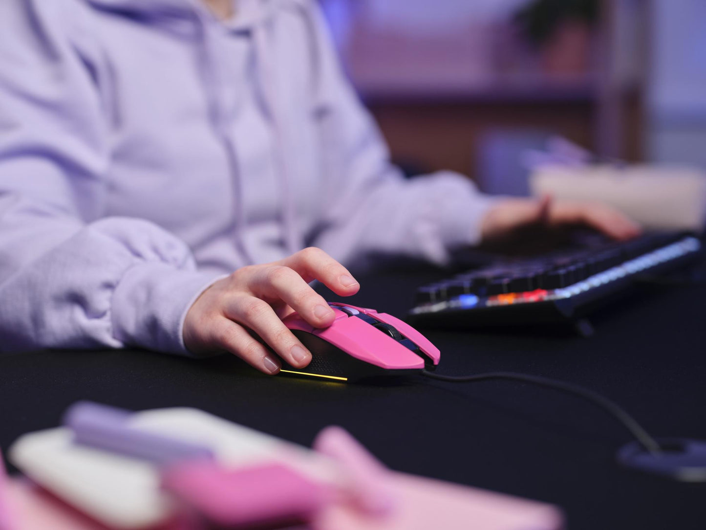Trust Mouse USB Optical Gaming Pink - GXT109P