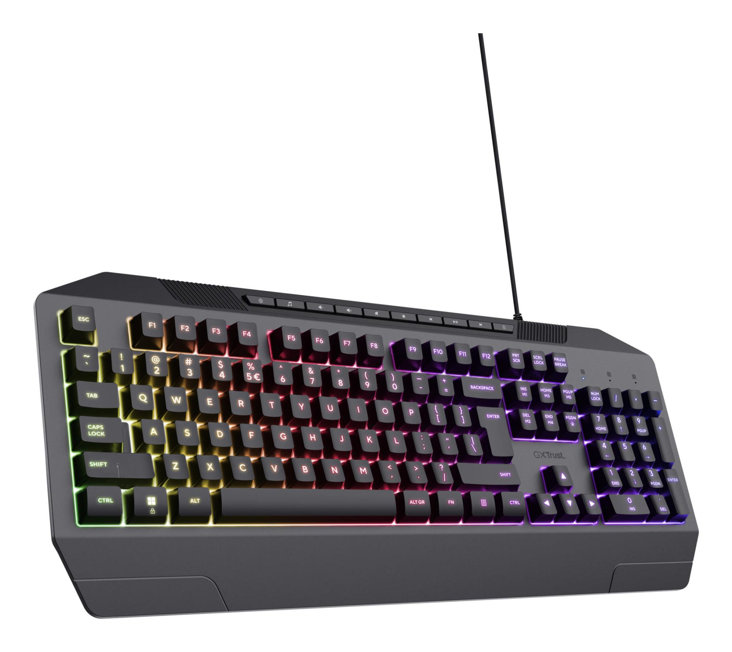 Trust Keyboard USB GXT 836 Evocx - English