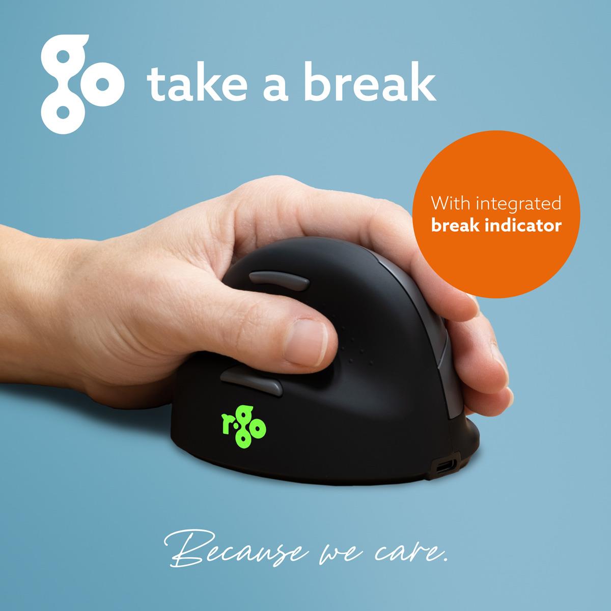 R-GO Tools Mouse USB Optical Wireless - Left