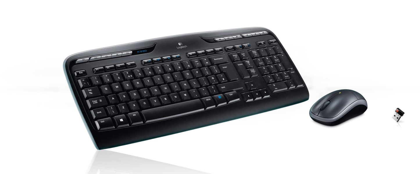 Logitech Keyboard + Mouse Combo MK330 - English