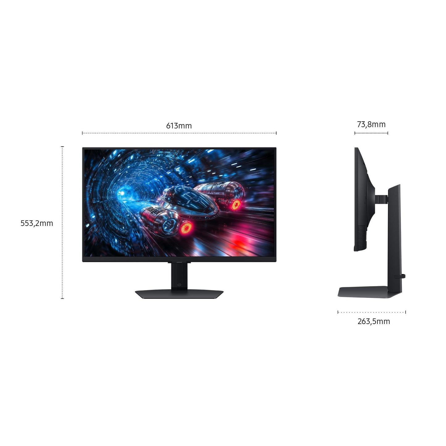Samsung LCD Monitor Samsung 27 " 3840 X 2160 Pixels 4K Ultra HD Native Aspect Ratio 16:9 LCD Flat