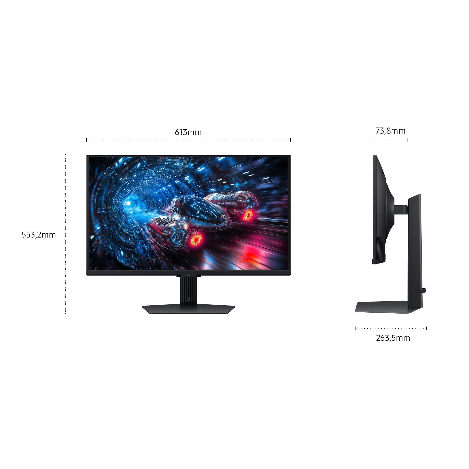 Samsung LCD Monitor Samsung 27 " 3840 X 2160 Pixels 4K Ultra HD Native Aspect Ratio 16:9 LCD Flat