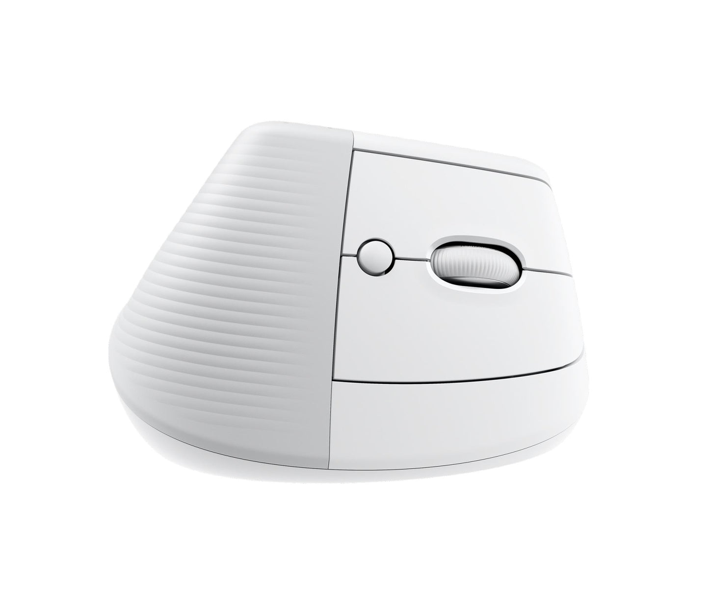Logitech Mouse USB Optical Wireless Vertical - White