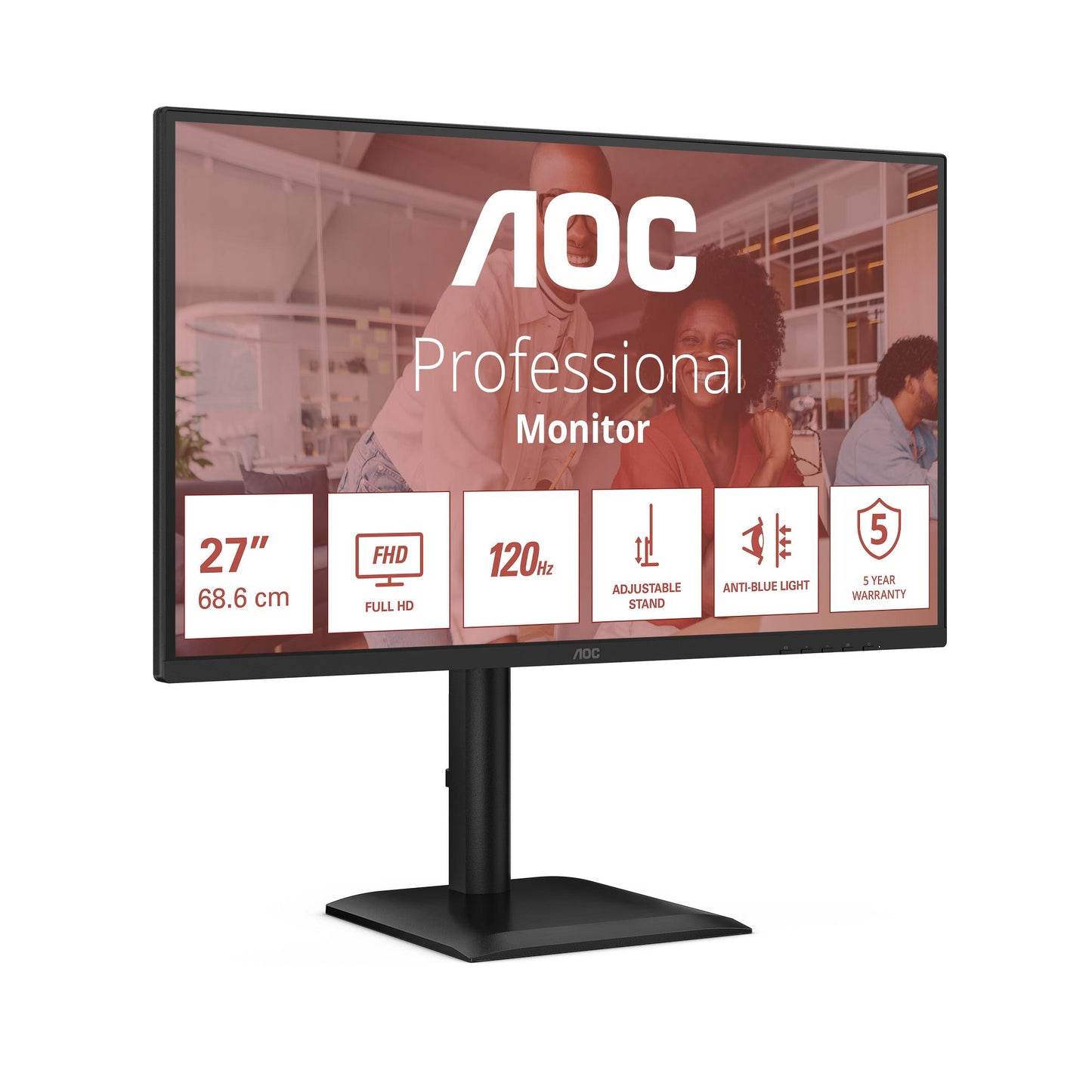 AOC LCD Monitor AOC 27 " 1920 X 1080 Pixels Full HD Native Aspect Ratio 16:9 LED Flat