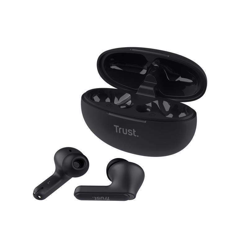 Trust Headset Earbuds Yavi Bluetooth ENC - Black