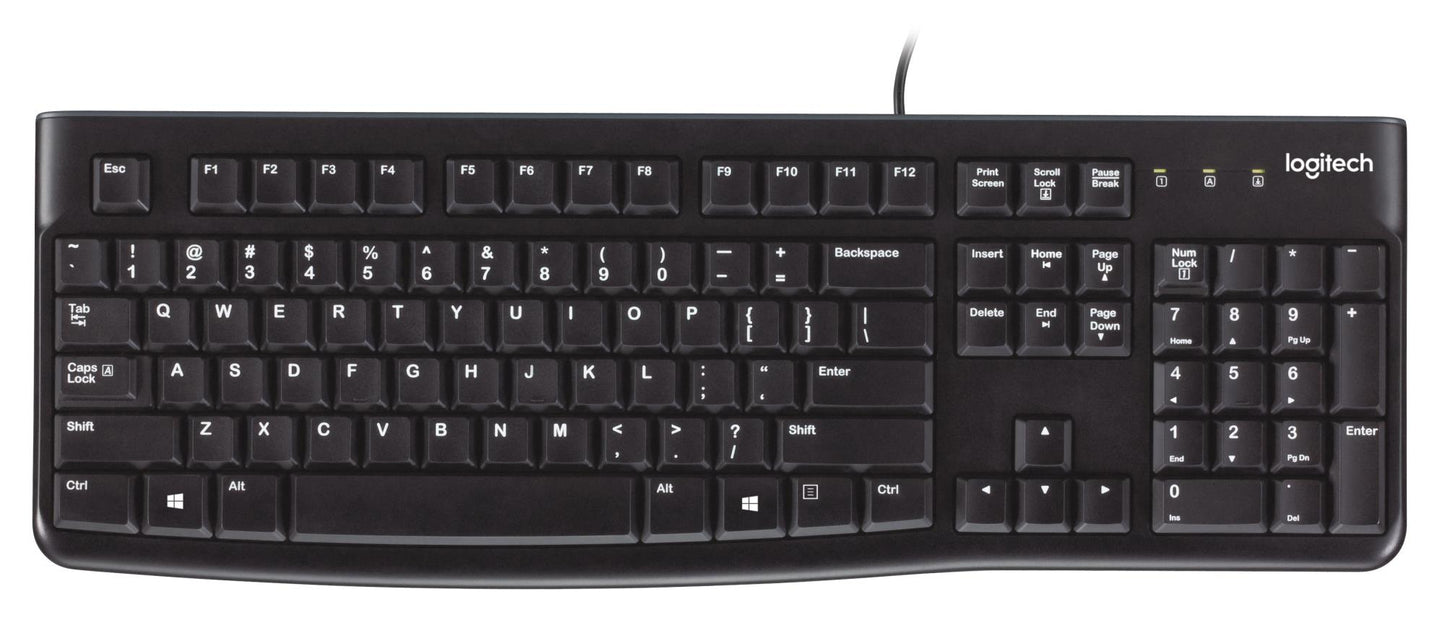 Logitech Keyboard K120 USB US - 920-002508