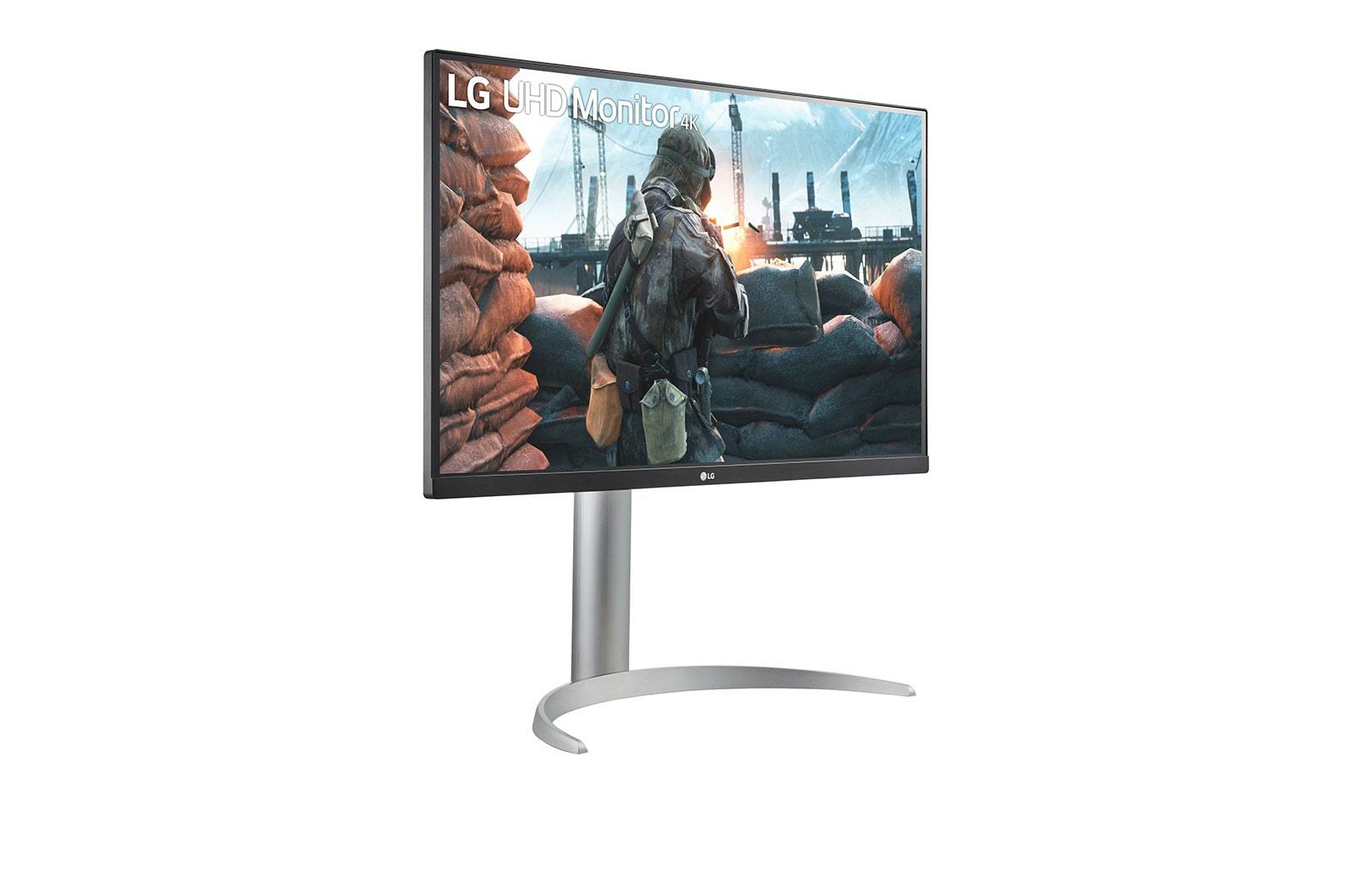 LG LCD Monitor LG 27UP650K-W 27" 4K Pivot Height Adjustable Tilt Panel IPS 3840X2160 16:9 60Hz 5 Ms