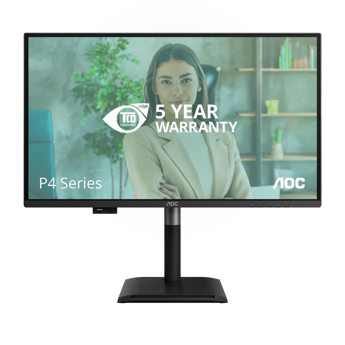 AOC LCD Monitor AOC 27 " 2560 X 1440 Pixels Wide Quad HD Native Aspect Ratio 16:9 Flat