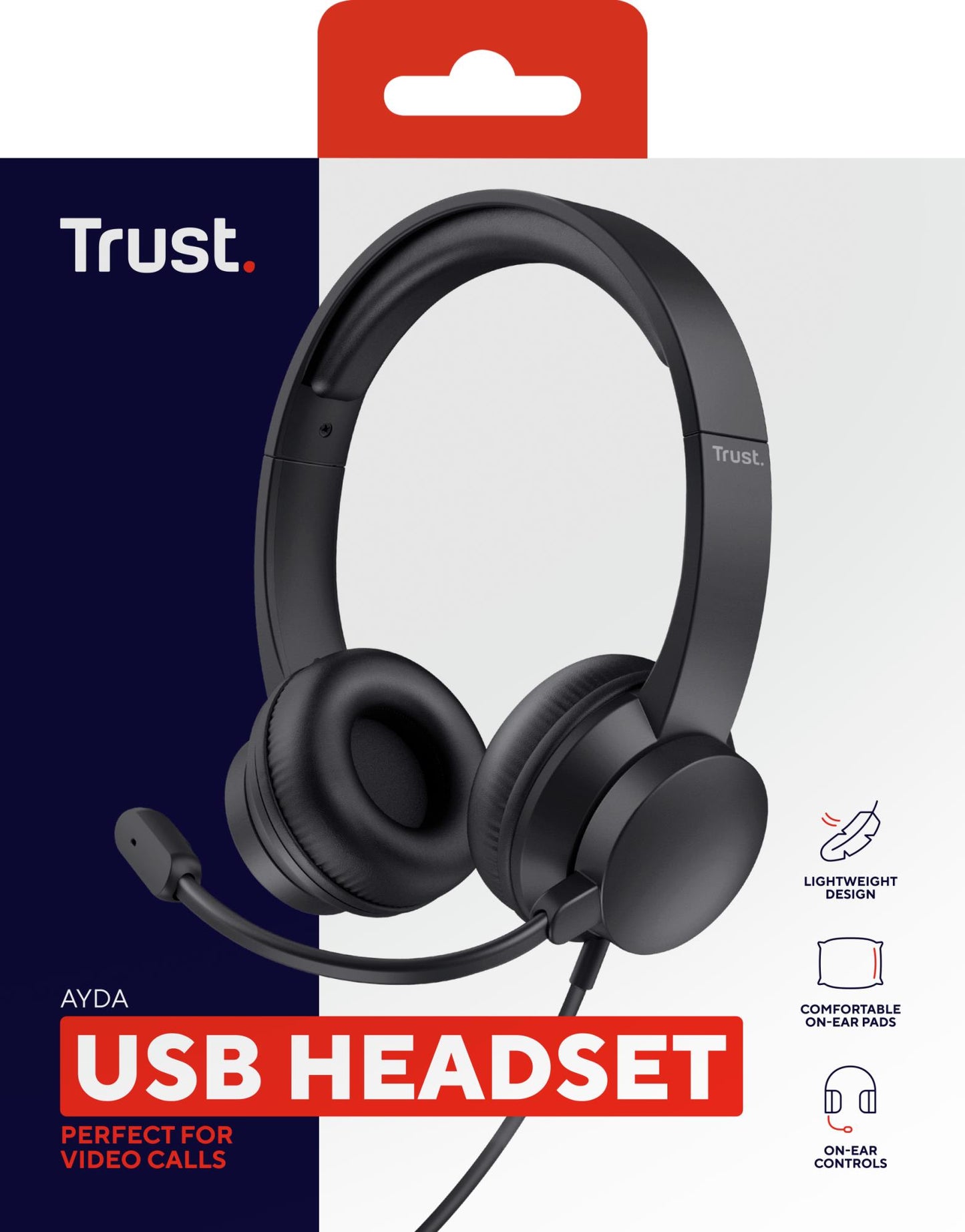 Trust Headset Ayda USB PC - 25088