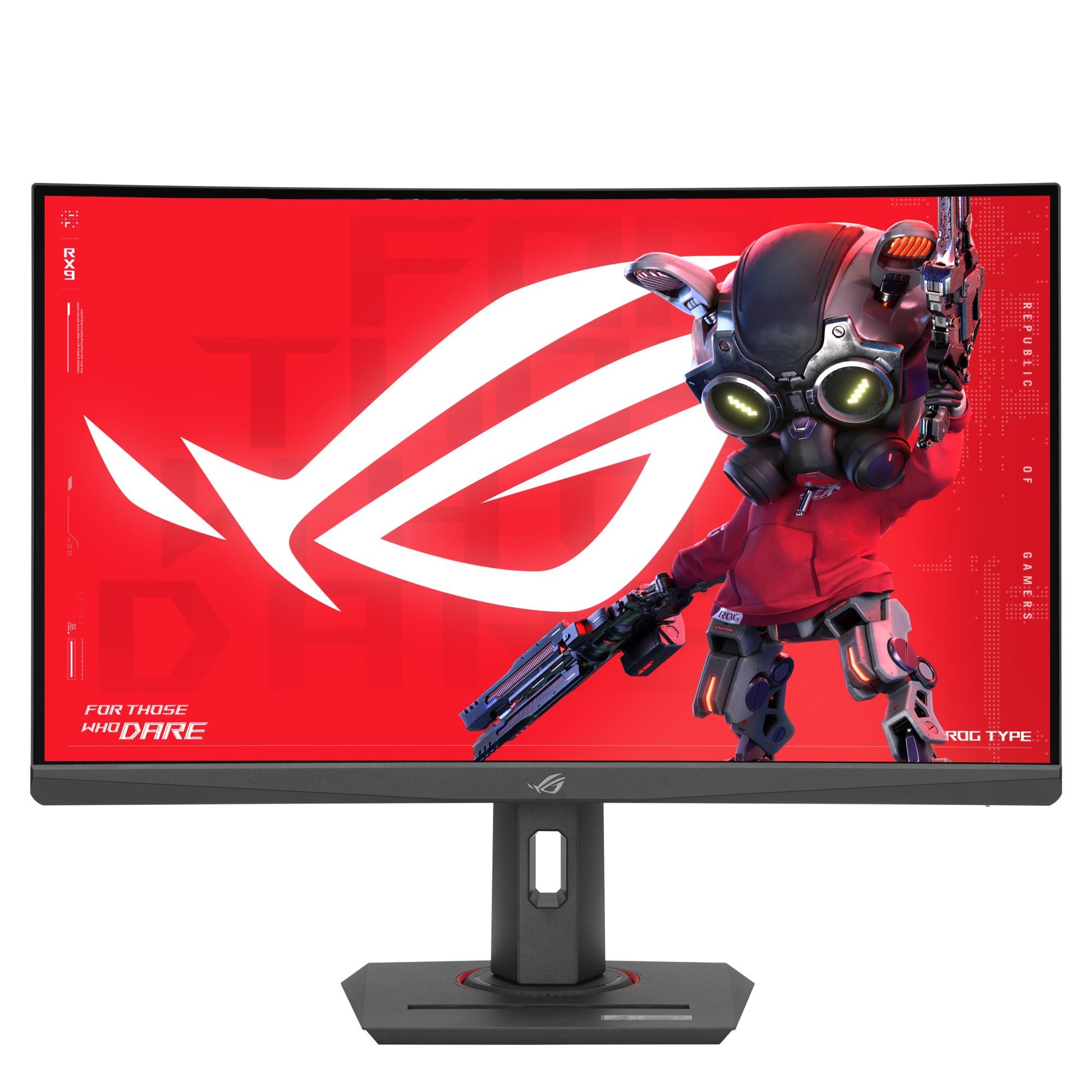 Asus LCD Monitor Asus ROG Strix XG27WCMS 27" Gaming / Curved Panel VA 2560X1440 16:9 280Hz 1 Ms Swivel Height Adjustable Tilt