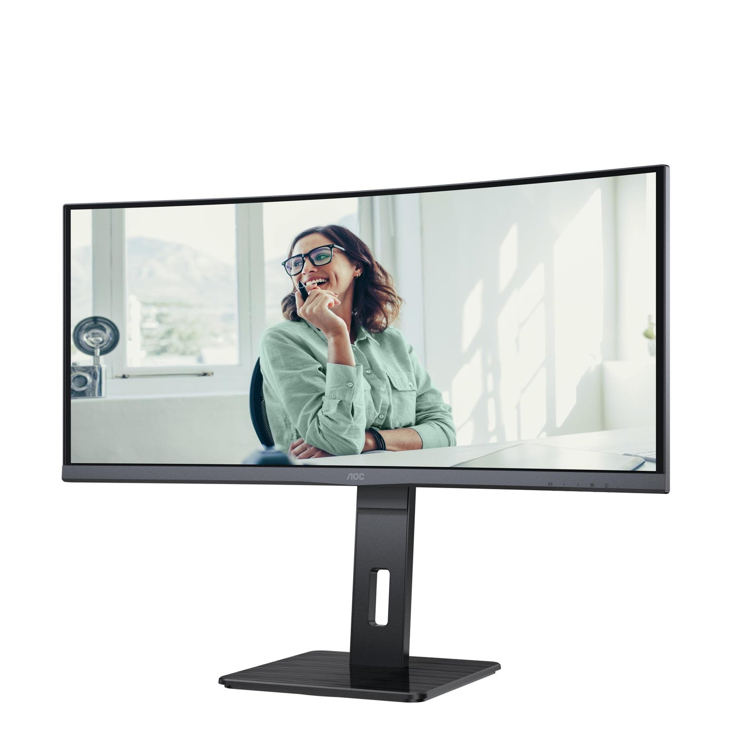 AOC LCD Monitor AOC 34 " 3440 X 1440 Pixels Ultrawide Quad HD Native Aspect Ratio 21:9 LED Curved