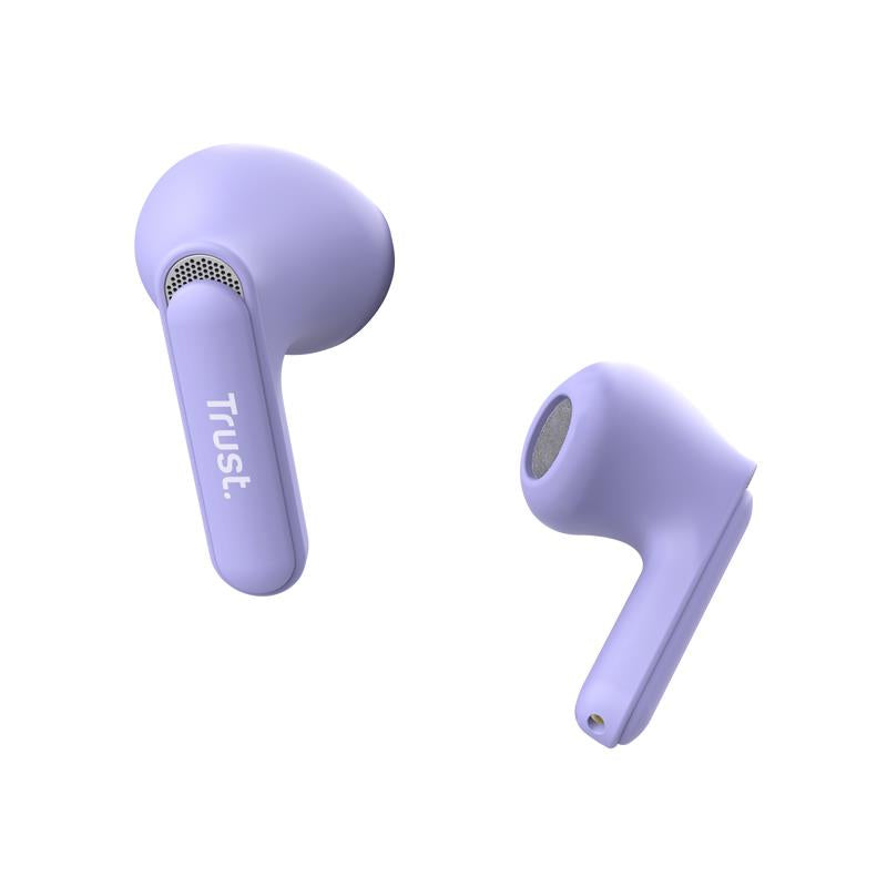 Trust Headset Earphones Yavi Bluetooth ENC - Purple