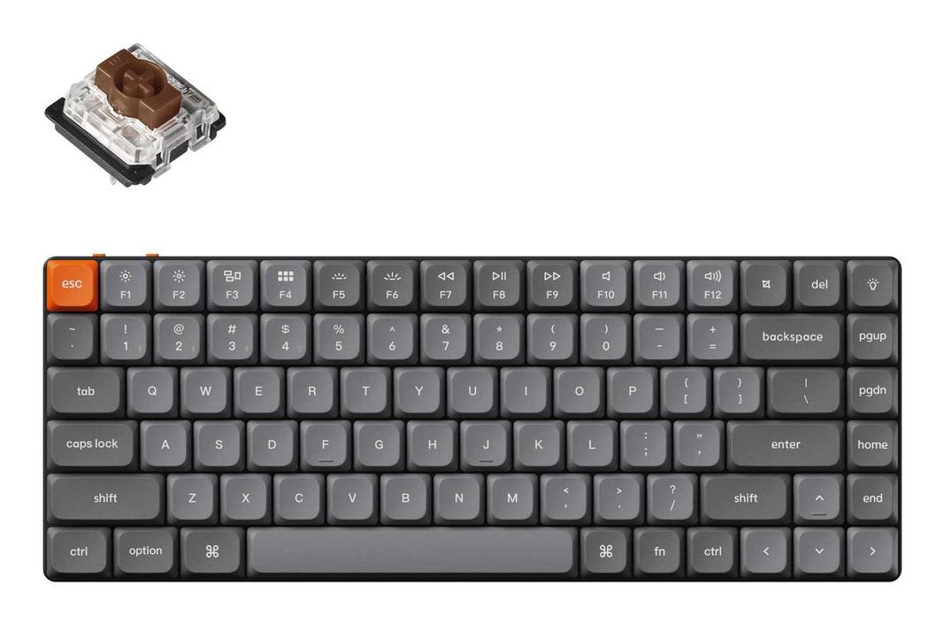 Keychron Keyboard Wireless K3 MAX RGB - Black