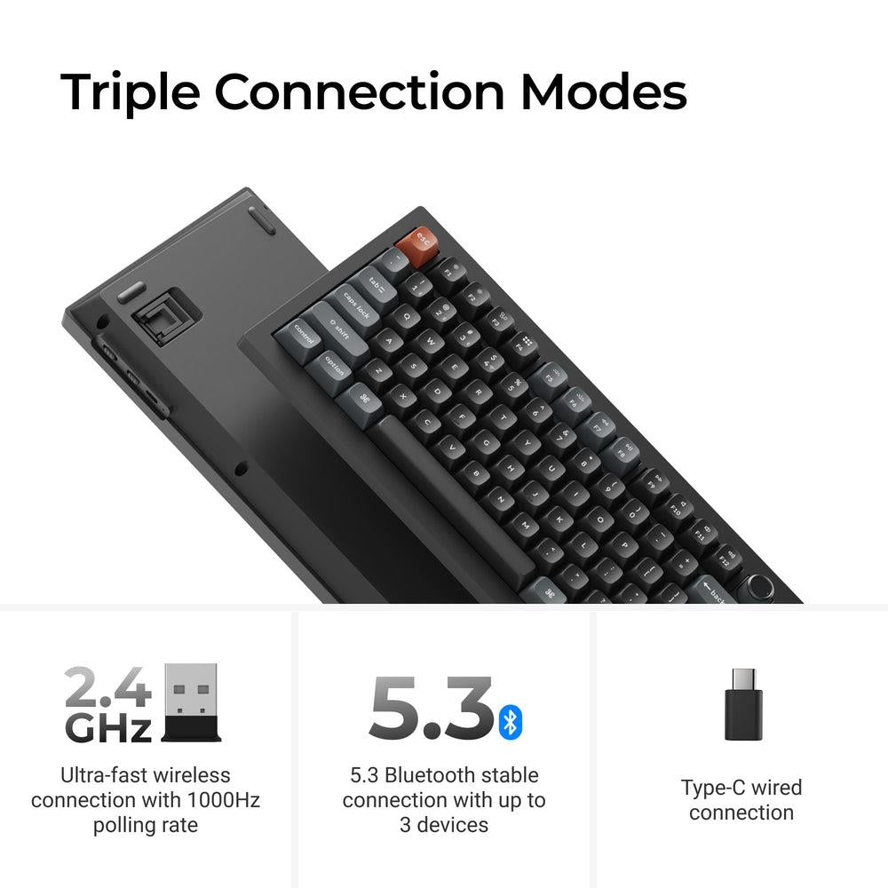 Keychron Keyboard Wireless V3 Ultra - Black