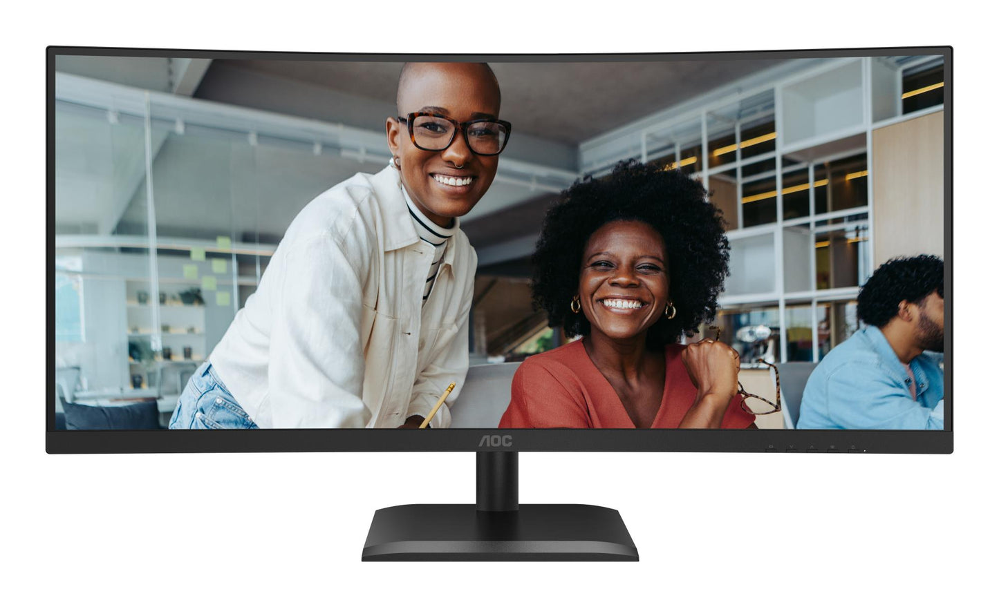 AOC LCD Monitor AOC 34 " 3440 X 1440 Pixels Ultrawide Quad HD Native Aspect Ratio 21:9 LCD Curved