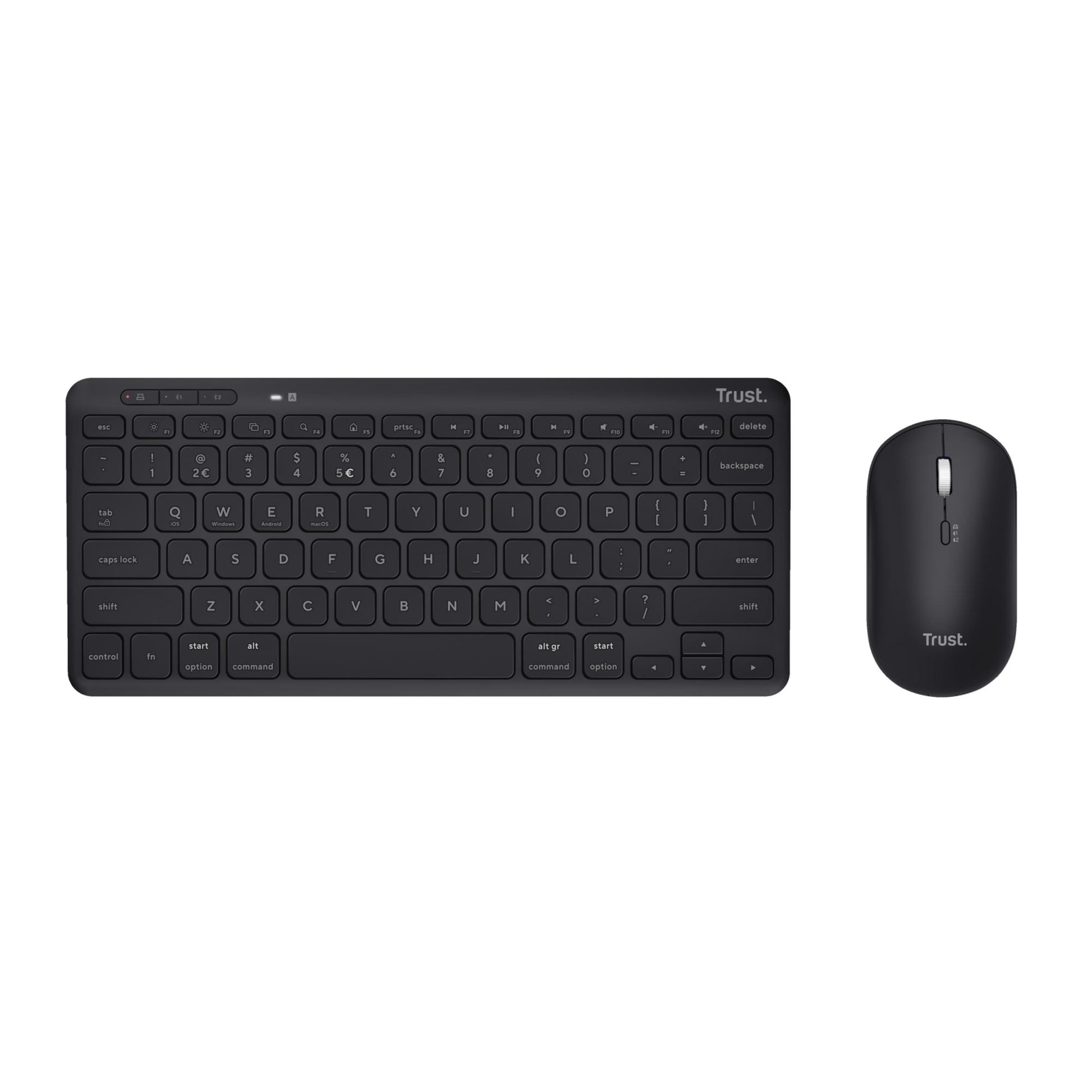 Trust Keyboard + Mouse Wireless Optical EN - Lyra