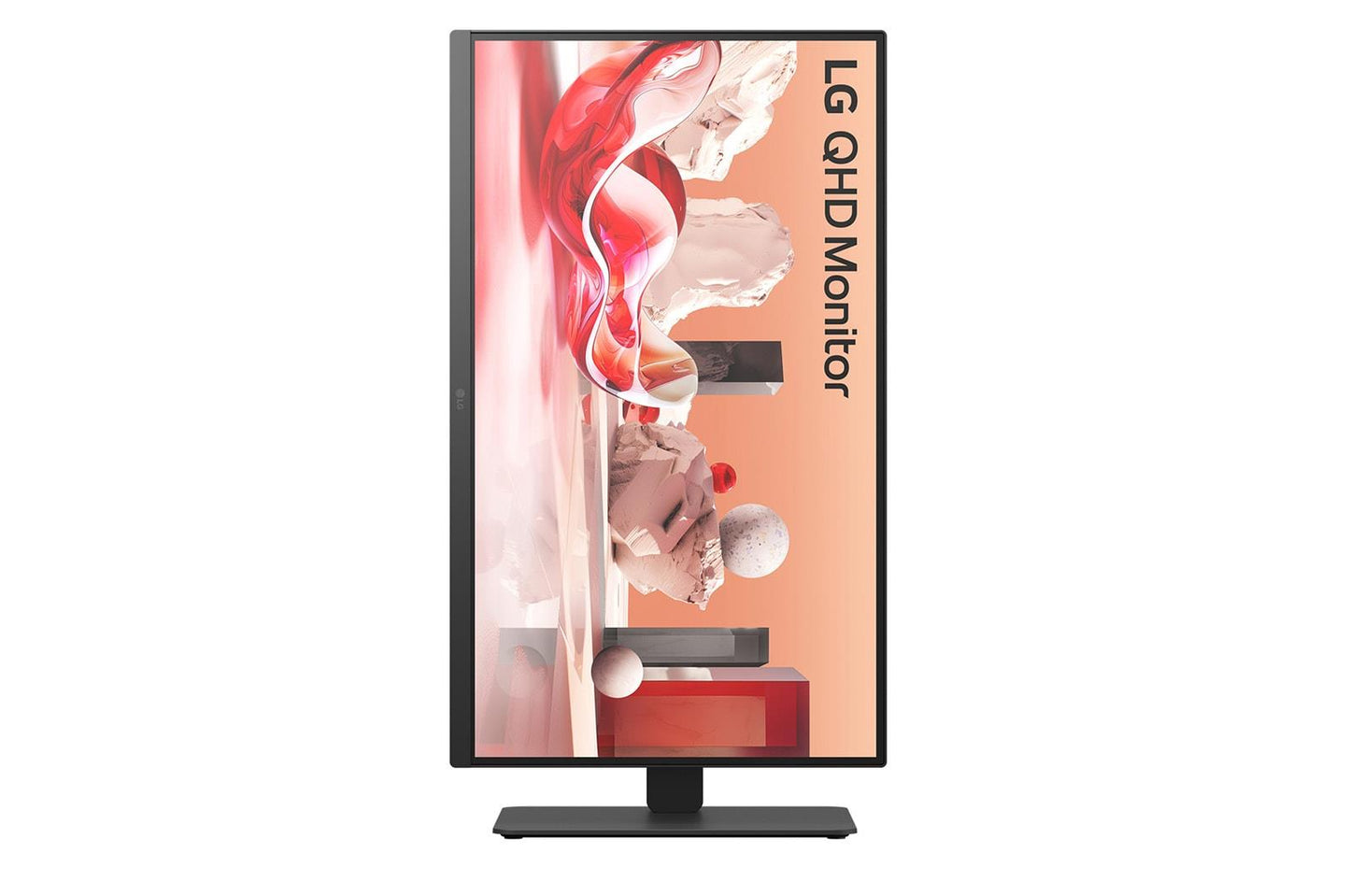LG LCD Monitor LG 27BA75QB-B 27" Panel IPS 2560X1440 16:9 100Hz Matte Speakers Swivel Pivot Height Adjustable Tilt Colour Black