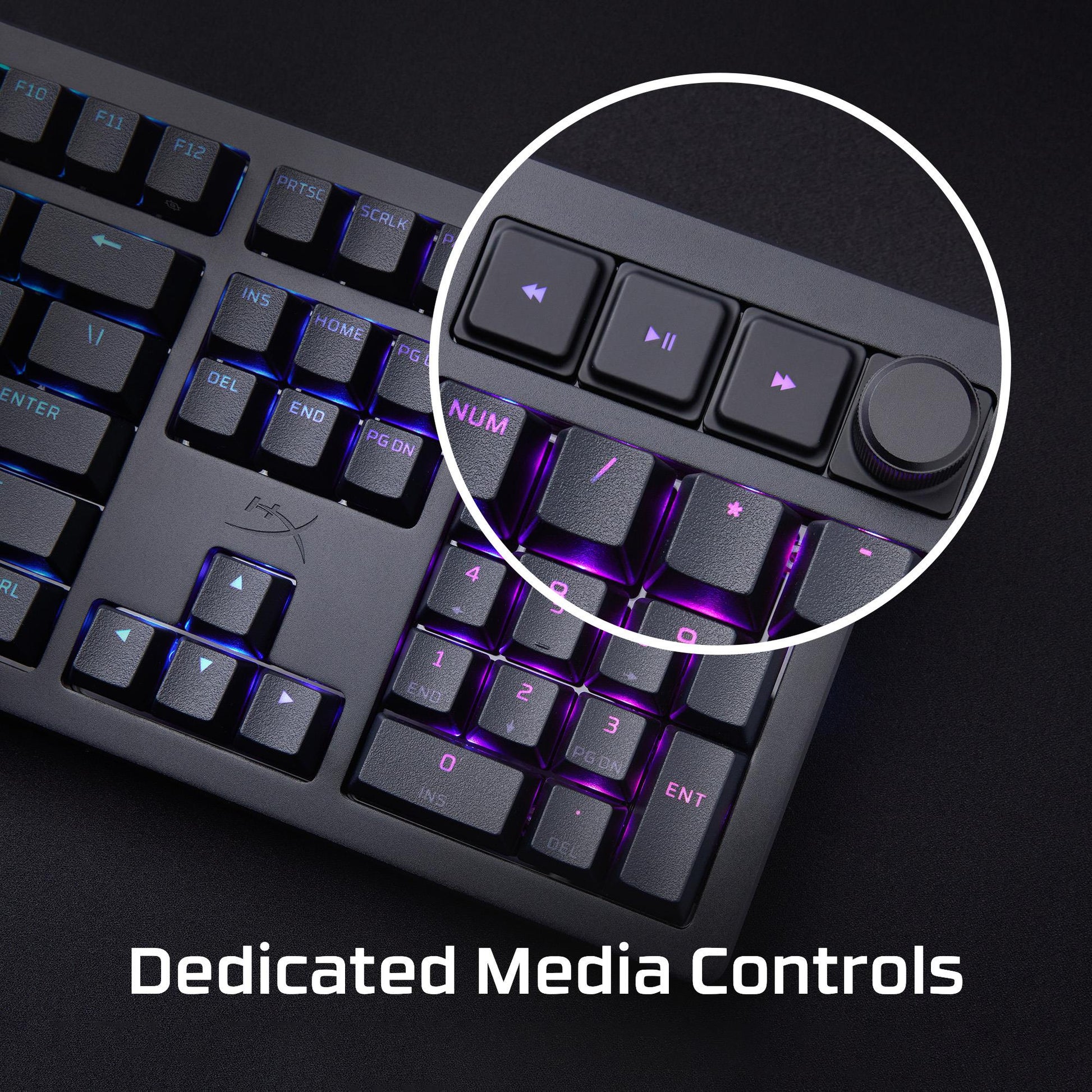 Hyperx Keyboard Alloy Rise Black - 7G7A3AA#ABA